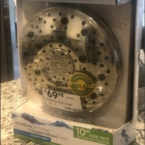 Vortex chrome rain shower